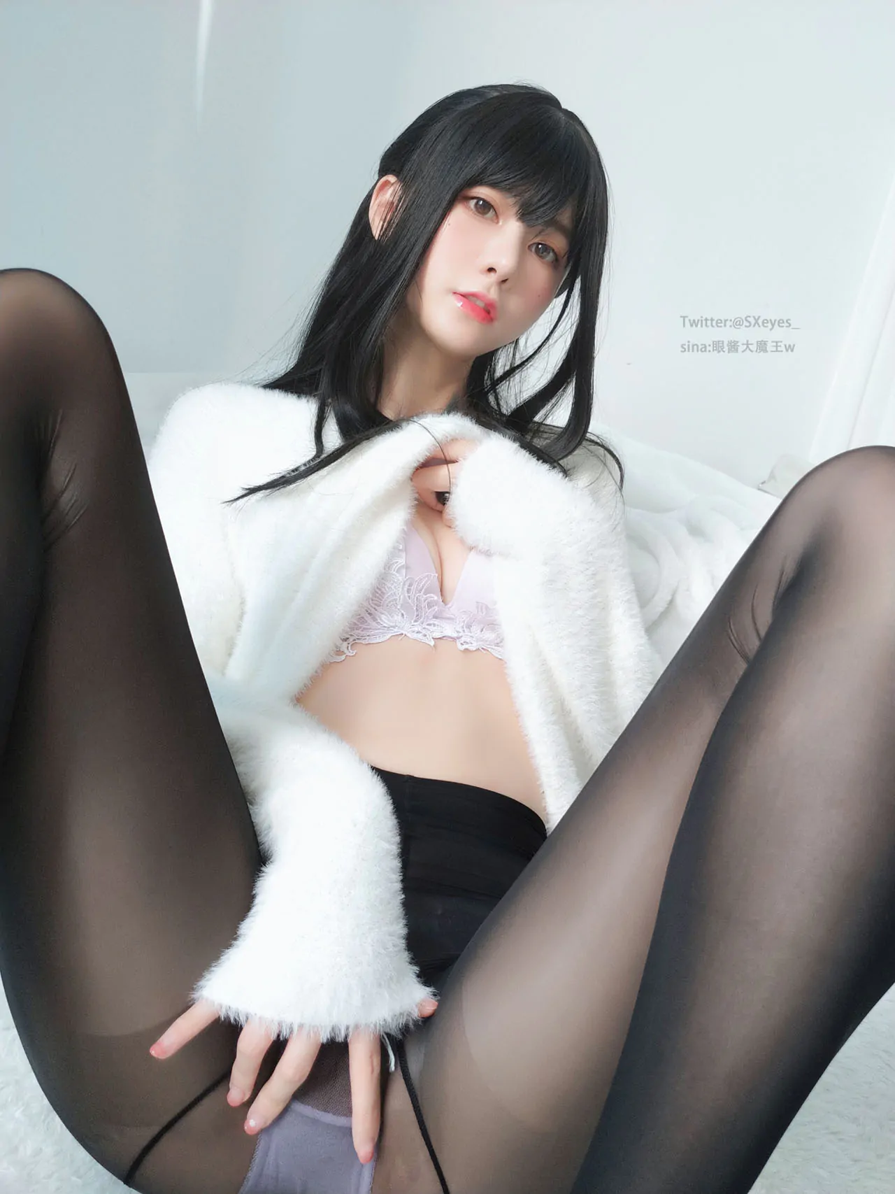 图片[3]-眼酱大魔王w(极高颜值) – 全套含会员113期&随包视频-万千少女网红映画